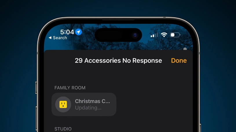 蒲江苹果手机维修分享iOS 16.2 用户升级 HomeKit 时卡死怎么办 