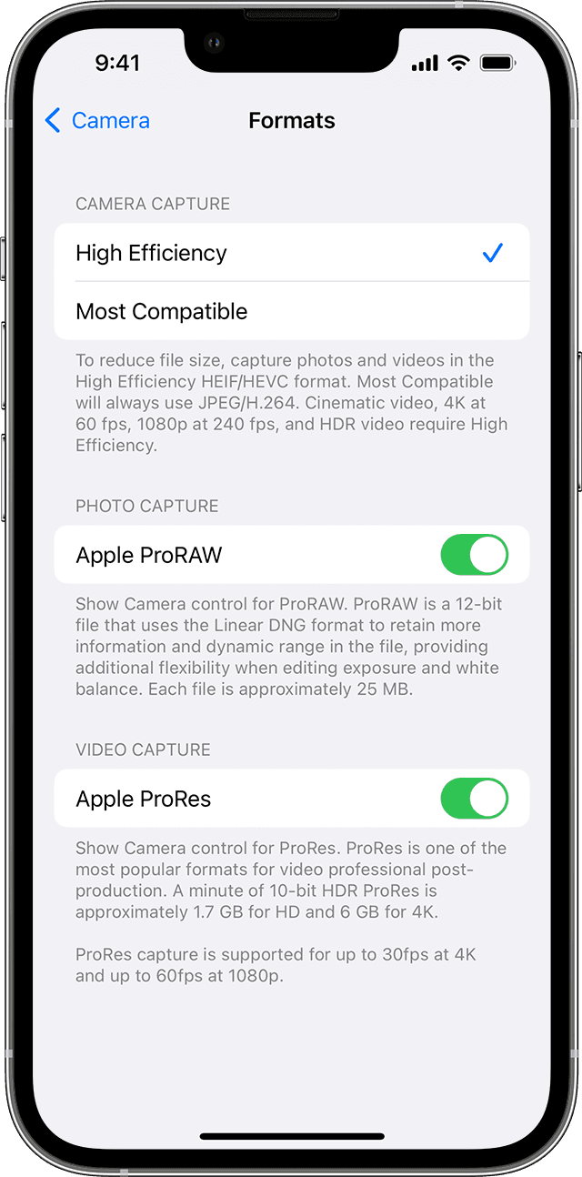 蒲江苹果13维修分享如何在 iPhone 13 Pro 机型中拍摄和管理 ProRes 视频 